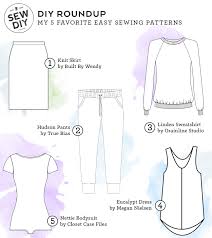 Free printable easy sewing patterns for beginners. My 5 Favorite Easy Sewing Patterns Sew Diy
