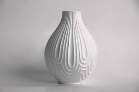 Vintage Bisque Vase Heinrich Porcelain Vase White Vase Decor Ceramics Pottery Vase