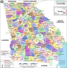Check spelling or type a new query. Map Of Georgia Usa Showing The Counties Of The State County Map Georgia Map Map