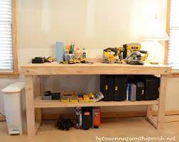 These free workbench plans will help you build the workbench you've always dreamed of with clear directions, diagrams, photos, and tips from builders. A Workbench For The Basement Between Naps On The Porch