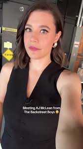 12-year-old me is loosing it 🥹 #ajmclean #backstreetboys #boyband #fangirl  #celebritytiktok