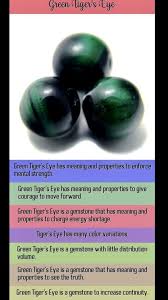 The central meaning of this beautiful dark stone is overcoming your challenges. Pin By Wendy Avina On 1 My Crystals P Z In 2021 Green Tiger Eye Eye Meaning Tiger Eye