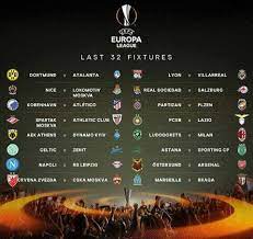 2019 uefa champions league round of i6 draws, fixtures. Uefa Europa League Round Of 32 Draw Sports Nigeria
