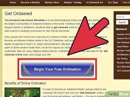 In some denominations, seminary students or candidates for ordination must. How To Become An Ordained Minister Online 7 Steps With Pictures