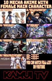Top 10 Mecha Anime With Female Main Character New Best Recommendations 2018 Anime List 10 Sky Girls Anime Anime Recommendations Mecha Anime