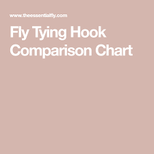 Fly Tying Hook Comparison Chart Flyfishing Fly Fishing
