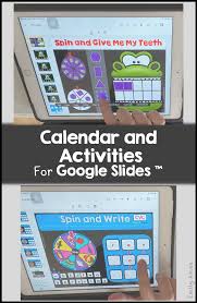 Digital Calendar For Google Slides Distance Learning Digital Calendar Interactive Calendar Kids Calendar