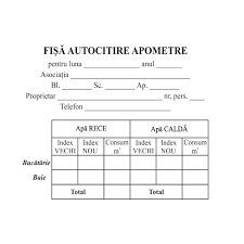 Totodata vor hotari si cu privire la persoana fizica sau juridica insarcinata cu. Fise Autocitire Repartitoare Index Contoare Format A6 100 File Emag Ro