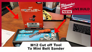 Maybe you would like to learn more about one of these? Milwaukee Tools M12 Cut Off To Belt Sander Conversation Harbor Freight And Ebay Parts Youtube