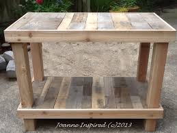 Kitchen table restoration is quite a popular project, so manufacturers have responded with many different products. Pallet Project Kitchen Island Work Table Joanne Inspired