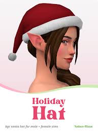 Nolan-Sims — Holiday Hat This is a mesh converted from a free...