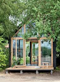 The cost of a mini backyard home is typically between $120,000 and $155,000, depending on the size. Urbaner Norm Trend Mobiles Mini Home Wohnen Ferienleben Kabine Mini Home Mobil Urbaner N Modern Tiny House Tiny House Cabin Backyard Studio