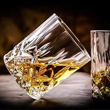 Diamond Cut Whiskey Glasses Set of 6, 300ml | The Bar Shop