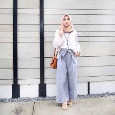 Pilihan Model Celana Kulot Kekinian Yang Bisa Kamu Gunakan Untuk Hijabers Sehari Hari