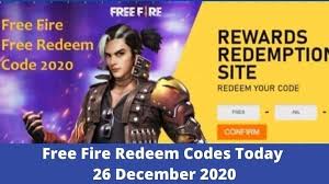So, today i'm going to share free fire redeem code generator free tool for you. Free Fire Redeem Codes Today 26 December 2020 Ff Reward Full List Prepareexams