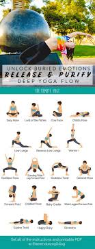 Yoga To Release Emotions Printable Yoga Pdf Ashtanga Yoga Yoga Flow Yoga Sequences