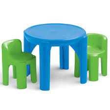 A great space for art projects, games, and more! Little Tikes Bright N Bold Table And Chairs Set Walmart Canada
