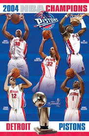Detroit Pistons 2004 Nba Champions Detroit Pistons Pistons Detroit Basketball