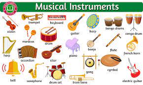 Here are the english names for common musical instruments. Musical Instruments Name List A Z Onlymyenglish