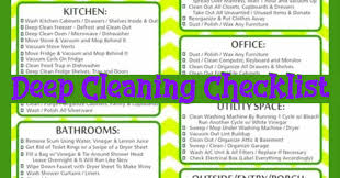 So how does one do it? Deep Cleaning Checklist Free Printable Room By Room Deep Cleaning Checklist