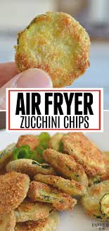 Does an air fryer make good zucchini chips. Air Fryer Zucchini Chips Air Fryer Recipes Easy Air Fryer Dinner Recipes Air Fryer Recipes Healthy