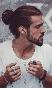 High Ponytail Hairstyle For Men In 2019 Mens Ponytail Hairstyles Man Ponytail Ponytail Hairstyles