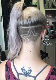 54 Badass Undercut Hair Tattoos For Women In Love With Hair Art Undercut Hairstyles Shaved Hair Designs Undercut Long Hair