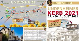 Here's a preview of what goes down. Undenheimer Kerb 2021 Vom 27 Bis 30 August 2021