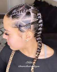 Sarai Hair Designs On Instagram Two Different Moods Used Shhhsaraihair Braiding Hair In The Color Yes Ind Locs Hairstyles Braided Hairstyles Hair Designs