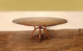 Solid Walnut Round Arts And Crafts Expandable Dining Room Table Dining Table Walnut Dining Table Round Dining