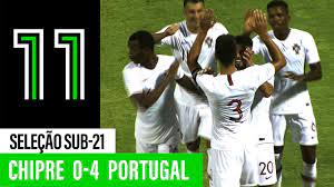 Nombre del equipo portugal sub 21. Euro 2021 Sub 21 Chipre 0 4 Portugal Youtube
