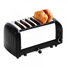 Grille Pain Professionnel Dualit Noir Avec 6 Fentes