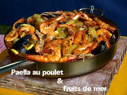Paella Au Poulet Et Aux Fruits De Mer Cookismo Recettes Saines Faciles Et Inventives