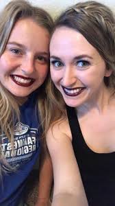 We were just colors, I was red, she was blue, we were trying to make purple