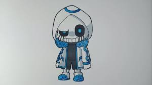 Add a tiny line at the bottom for the mouth. How To Draw Error 404 Sans Chibi Very Easy Youtube