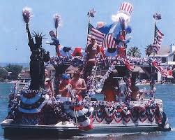 Pontoon boat 4th of july decorations. 16 July 4th Boat Parade Ideas Boat Parade Boat Boat Decor