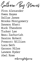 Maybe you would like to learn more about one of these? Country Southern Baby Boy Names Novocom Top