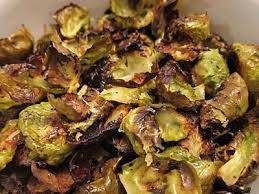 Brussels Sprout Chips Because I Am Strange And They Are One Of My Favorite Veggies Brussel Sprout Chips Brussel Sprout Chips Recipes Brussel Sprouts