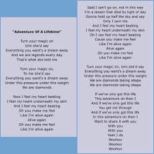 Adventure Of A Lifetime Coldplay Lyrics Coldplay Lyrics Song Quotes Lyrics