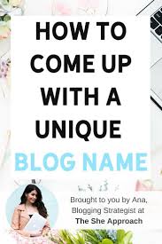 Brainstorming Name Ideas For Your Blog Your Blog Name Should Reflect What You Ll Be Writing About Or Your Vision Blog Names Make Money Blogging Twitter Tips