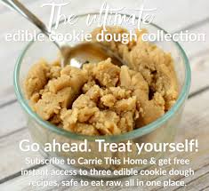 Edible Peanut Butter Cookie Dough Recipe Peanut Butter Cookies Cookie Dough Edible Cookie Dough