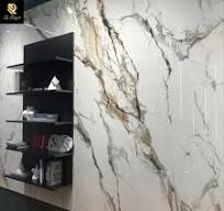 Springletile - Indoor ceramic floor infinite continuous decorative wall  carrelages gold vein white marble and tiles 600*1200mm