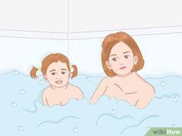 Older babies and toddlers might be afraid of the noise of the water draining or of slipping under the water. 4 Ways To Deal With A Toddler Who Is Afraid Of Baths Wikihow