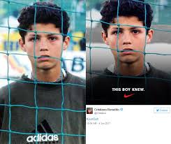 Find the perfect cristiano ronaldo portugal stock photos and editorial news pictures from getty images. Cristiano Ronaldo Wears Adidas In Nike Ad News Medias 836136
