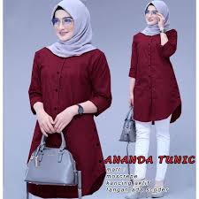 Beragam model baju tunik terbaru 1. Cgf 67126 64154 66174 Ananda Tunic Baju Atasan Tunic Fashion Wanita Model Terbaru Termurah Terlaris Shopee Indonesia