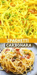 Spaghetti Carbonara Video In 2020 Recipes Easy Homemade Recipes Easy Pasta Recipes