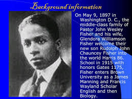 Rudolph fisher by Robert McKenzie & Dearto fielder.