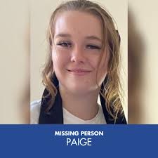 Paige is missing. The 14-year-old was last seen leaving a residence at  Hampton East