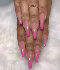 Black And Light Pink Ombre Nails B A R B I E Doll Gang Hoe Pinterest Jussthatbitxh Download The App Mercari Use My Code Uznpku To Sign U Unas De Maquillaje Manicura De Unas Unas De Gel