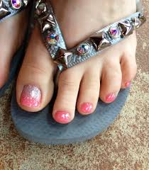 Black And Gold Glitter Toe Nails Pin By Angela Bailey On Nails Coral Ombre Nails Glitter Toe Nails Glitter Pedicure